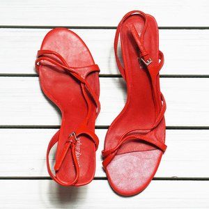 Jeffrey Campbell | Vintage Parasite Heeled Sandal in Red